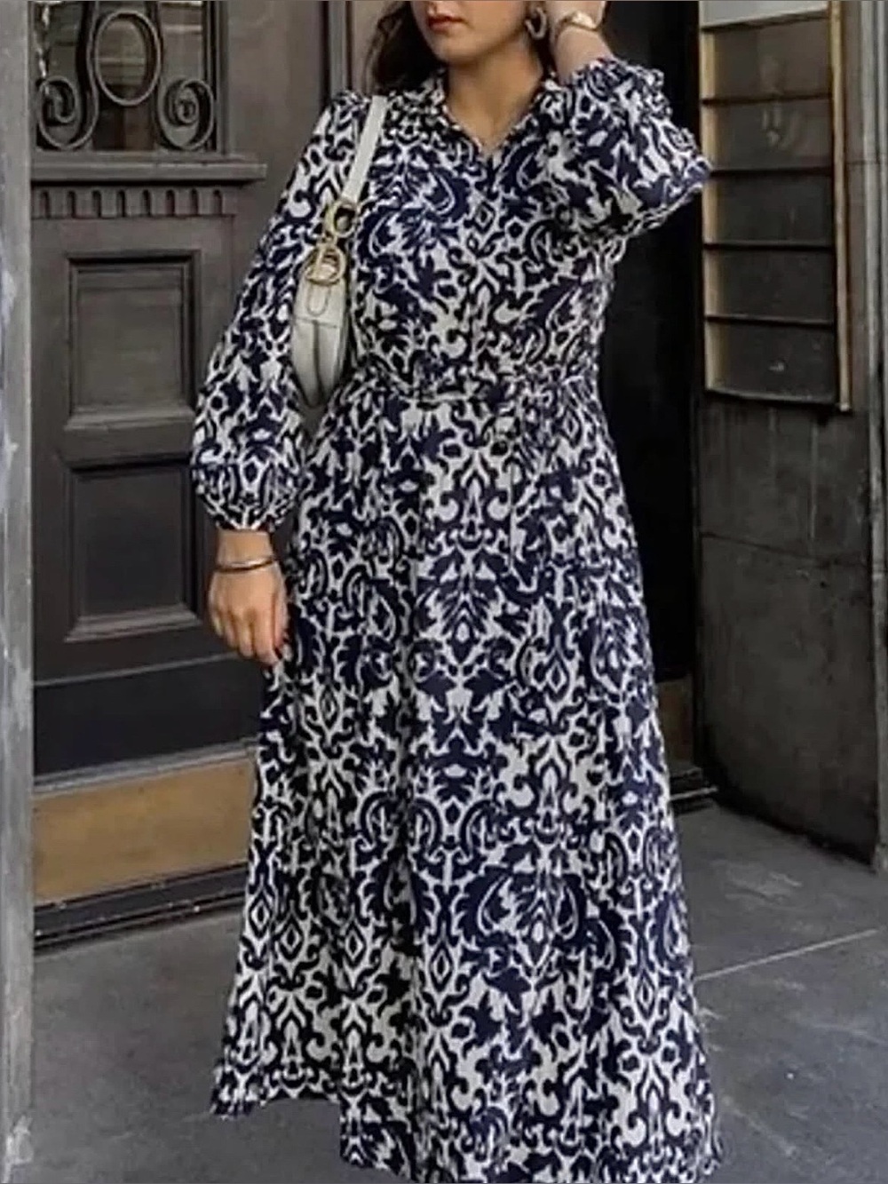 NWT Zara Emilie Midi Shirt Dress - Picture 2 of 11